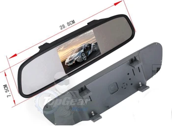 3 in1 Posebna stražnja Kamera + Bežični Prijemnik + Ogledalo Monitor je Jednostavan Sustav za parkiranje DIY Za Honda Civic