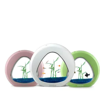 Šareni Mini Ekološki Akvarij Integracijski Filter Mini Nano Tenk Uredski Stolić Akvarij 4 l 6 L Uređenja Doma