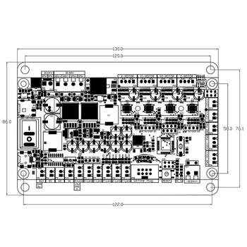 GRBL Kontroler za Upravljanje Naknada 3 Osi Koračni Motor s Izvanmrežnim Double Y Osi USB Upravljački program Naknade za CNC Graver