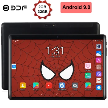 Novi Pro 10,1 Inčni Tablet PC, Android 9,0 Google Play 3G Telefonski Poziv Dvije SIM Kartice od 2 GB RAM-a I 32 GB ROM GPS WiFi Bluetooth Tableta 10