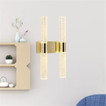 OUTELA Wall Sconces Lamps LED Modern Luxury Indoor Simple Crystal Lights For Home Bedroom