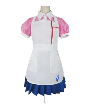 Danganronpa: Trigger Happy Pustoš Mikan Tsumiki Cosplay Odijelo Djevojke Studenti Školske uniforme Odijelo Odijelo na raspolaganju L921