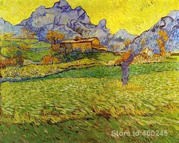 Online galerija Vincent Van Gogh ulje na Platnu ručni rad Livadu u planinama Visoke kvalitete