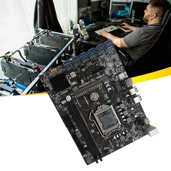B250C 12 P Matična ploča je pogodna za LGA1151 12 USB3.0 pci-e GPU Utor+G4400 procesor+DDR4 4 g 2666 Mhz Bar memorije