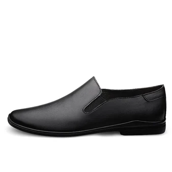 Nova kožna casual cipele модна i popularan u Four Seasons CN(Origin) MEN Adult Walking Shoes Slip-On Rubber