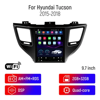 Android 10,0 GPS Auto Media Radio Player Za HYUNDAI Tucson-2018 Tesla Vertikalna Orijentacija 4 g WIFI