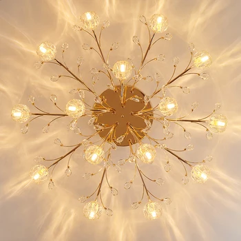 2022 novu godinu ukrasne luksuzna glavna žarulja kristalna stropne lampe moderna jednostavna lampa za spavaće sobe