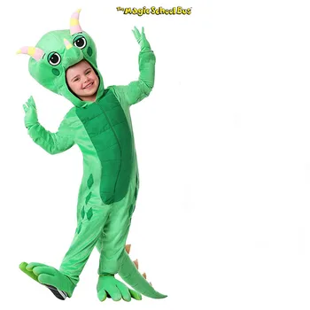 Halloween Kostim Za Djecu I Odrasle Kameleon Odijelo Za Dječake Čarobni Školski Autobus Maskota Liz Odijelo Životinja Cosplay Kombinezon I Kapa
