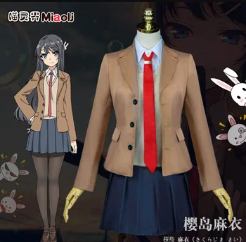 Topla Anime cos Rascal Junior Series Sakurajima Mai cosplay odijelo komplet R