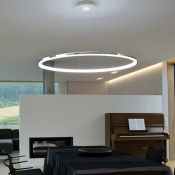 Luster Viseće svjetiljke Moderan Dizajn Životu LED RingHome Stropna Svjetiljka Rumenilo,Svjetlo