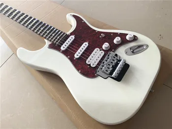 High-end kremasti bijeli dual swing gitara vrat utor za ventilator može biti konfiguriran besplatna dostava