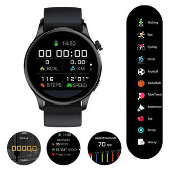 NORTH EDGE Full Smart Touch Watch Muški Sportski Sat Vodootporan IP67 Monitor Srčane Krvi Kisika Smartwatch Za Android i IOS