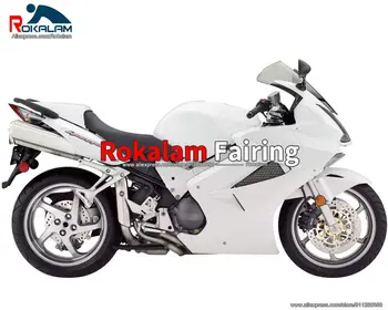 ABS Izglađivanje Za Honda VFR800 2004 2002 VFR-800 2006 2012 VFR 800 03 08 12 Motocikl Svi Bijeli Oplata Kit (Lijevanje pod pritiskom)