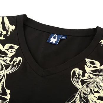 8XL 7XL 6XL nova proljetna muška t-shirt digitalni tisak V-neck, kratki rukav Majica za muškarce svakodnevne muške majice tees branded odjeću