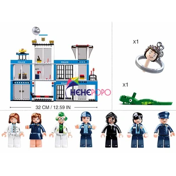 606pcs M38-B0660 SLuban Maritime Police Series Building Block Minifigures Educational Toy Block Toys For Kids Gifts Boys