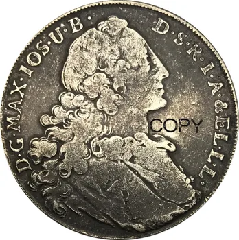 1764 Njemački 1 thaler PATRONA BAVARIAE 90% Srebro Fotokopirni kovanice