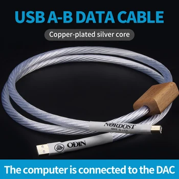 Visoka Kvaliteta Nordost Odin 2 Dekoder DAC-Kabel za prijenos Podataka USB Zvučna Kartica Kabel A-B Štit USB Kabel, Tip A Tip B Hifi Kabel za prijenos Podataka