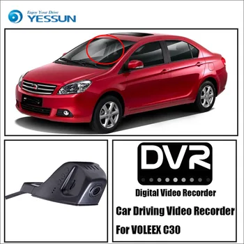 YESSUN for VOLEEX C30 for iPhone, Android APP Control Function Car Front Dash Camera CAM DVR Driving Video Recorder