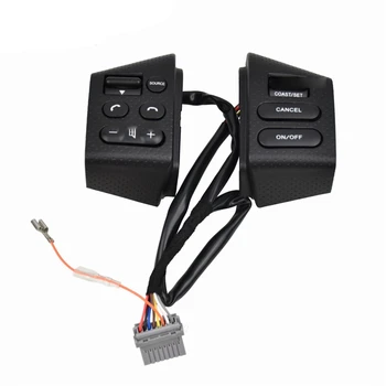 Tipke za Upravljanje Kolom Upravljača Vozila s Crvenim pozadinskim Osvjetljenjem Audio tempomat za Nissan LIVINA za Nissan TIIDA za SYLPHY