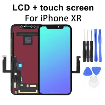 Zamjena LCD Zaslon Osjetljiv na dodir Ekran Tableta Skupštine Dijelovi za iPhone XR