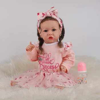Hoomai Lovely princess Bebe Reborn Lutke So Truly Like Alive Doll for girls bebeToy Gifts silicone reborn baby dolls