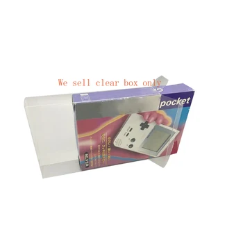 10шт Prozirni prozirni poklopac kutije za EUR Za gameboy pocket zaslon za pohranu PET zaštitna kutija Japan verzija samo