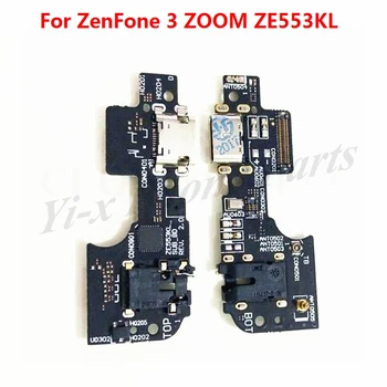 10 kom./lot Punjač Micro USB Priključak priključne stanice Za ASUS ZenFone 3 ZOOM ZE553KL USB Priključak Za Punjenje Nožica Fleksibilan Kabel S MIKROFONOM