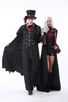Cosplay Halloween kostim za odrasle muškarce žene par kostim Vampira maske Scenski kostim Vrag kostim Zombija Duh haljina