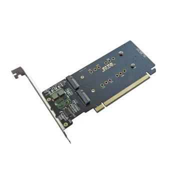 PCI Express 3, 0x16 do 4 Portovi i konektori M. 2 NVME SSD Raid Adapter Kartice VROC Riser Card Podrška 2230 2242 2260 2280 M. 2 NVME AHCI SSD za PC