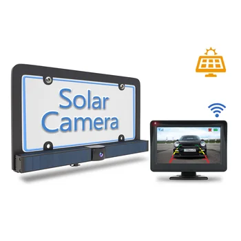 4,3-inčni Automatski Rearview Monitor Solarna Baterija u SAD-auto sigurnosna Dozvola Okvir Ploča Obrnuta Skladište