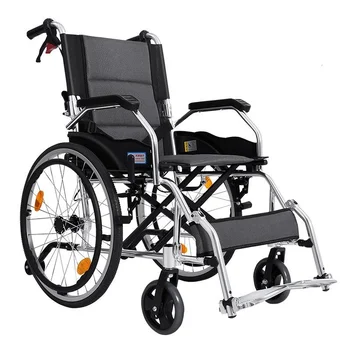 Zq Starije osobe u Invalidskim Kolicima Sklopivi i Prenosiv, Ultra Lagan Višenamjenski Aluminijska Legura Invalidskim Kolicima Putovanja