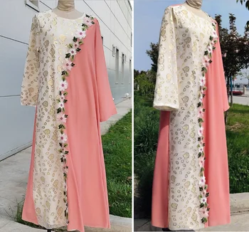 Najnovija Odjeća za Arapske Žene Marokanski Абаи Dubai Kaftan Haljina Vestito Musulmano Duge Islamske Haljine Kimono Kaftan Ropa Turca