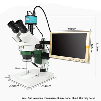 7-45x Kontinuirani Zoom stalak kompasa Стереопсис Mikroskop USB Mikrobna Povećanje Digitalni Video Mikroskop TV Cijev BST-X6(2)